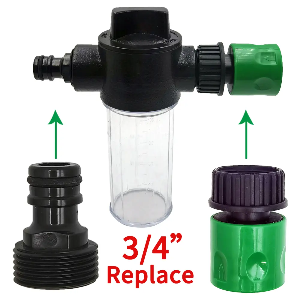 Oasis 3/4'' Quick Connector Nipple EURO Barb Threaded Adapter for 16mm 20mm PE Hose Pipe Garden Drip Irrigation Watering System