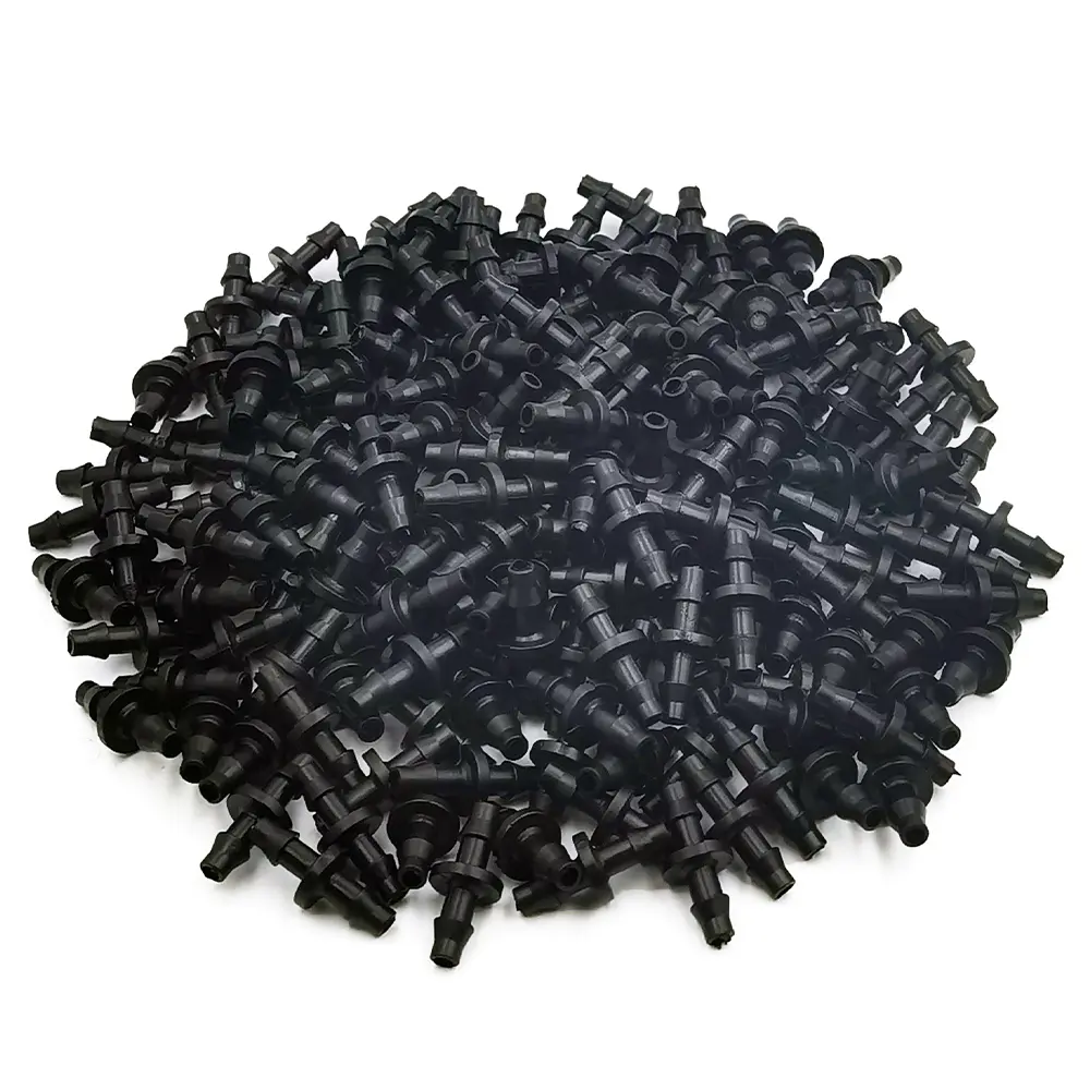 20/50/100PCS 1/4'' Barbed Coupling for 4/7mm Hose Tubing Micro Flow Drip Irrigation Watering Straight Connectors Fittings