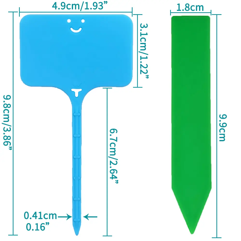 30-100pcs Garden Re-usable Plastic Plant Labels T-type Sign Tags Waterproof Markers Record Plate Flower Vegetables Potted Stakes
