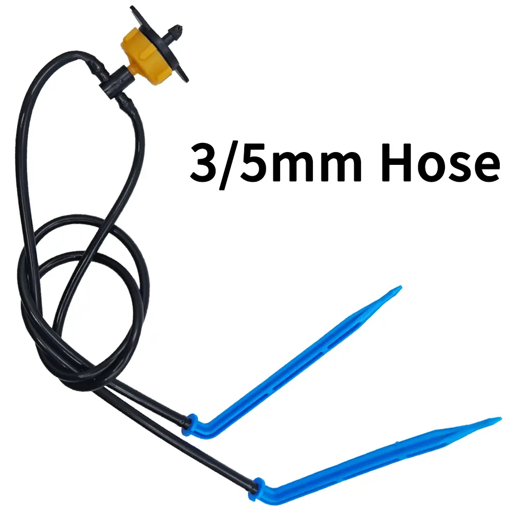 Oasis 5-100M Garden 3/5mm Watering Hose 1/8'' PVC Pipe Micro Drip Irrigation Tubing Sprinkler w/ Puncher for Balcony Greenhouse