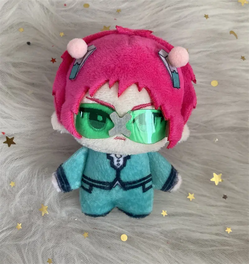10cm The Disastrous Life of Saiki Kusuo Plush Toys Anime Saiki Kusuo Teruhashi Kokomi Plushie Pendant Stuffed Dolls Xmas Gifts