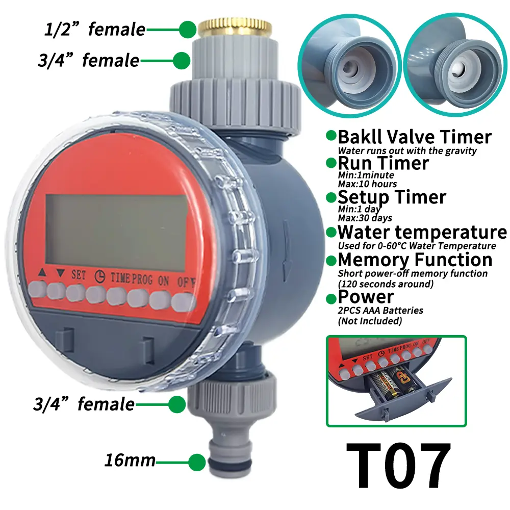 OASIS 5-50M Garden Micro Drip Irrigation Automatic Watering System Kit Timer Controller DIY Mist Spray Cooling for Potted Plants