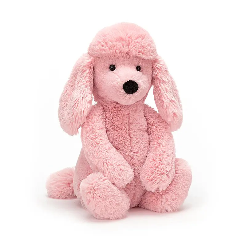 Jellycats Pink Poodle Cartoon Plush Comfort Toy Doll Children's Birthday Gift Wedding Easter Valentine's Day Gift