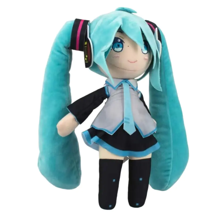 25cm Japanese Anime Plush Stuffed Toy Hatsune Miku Plush Doll Soft Pillow Future Doll Cute Christmas Gift for Children