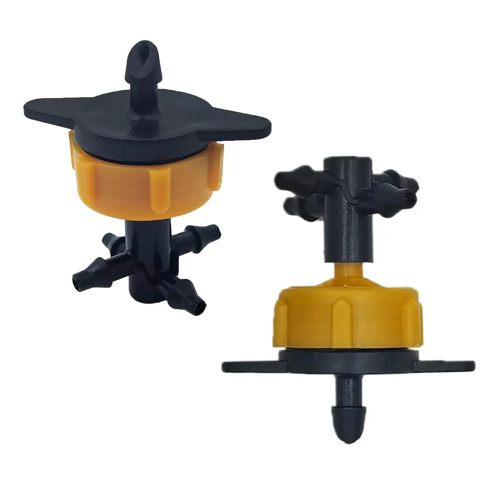 Irrigation 2L/4L/8L Steady flow dripper with 4-way cross Connector Agriculture Drip water irrigation Drip arrow connector 20Sets