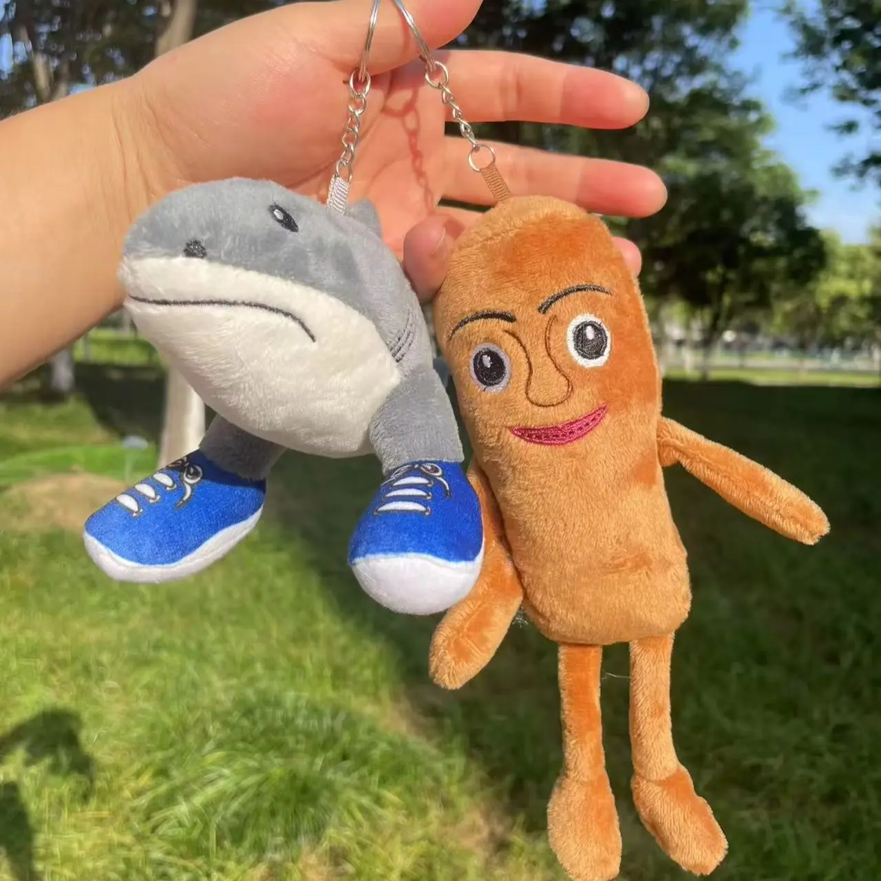 Tralalero Tralala Plush Toy keychains Tung Tung Sahur Stuffed Plushies Kawaii Animes Italian Brainrot Cute Dolls Shark Figurine