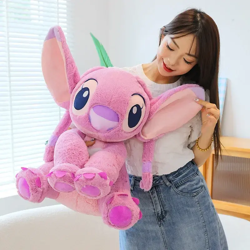 Disney's Anime Lilo & Stitch Kawaii Stitch Plush Doll Girl's Room Decoration Large Plush Pillow Girlfriend Valentine's Day Gifts