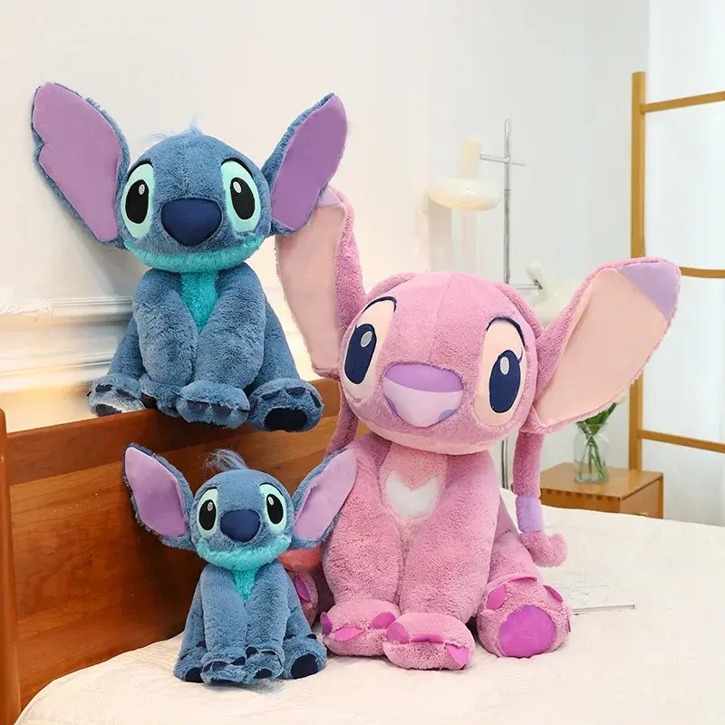 Disney's Anime Lilo & Stitch Kawaii Stitch Plush Doll Girl's Room Decoration Large Plush Pillow Girlfriend Valentine's Day Gifts