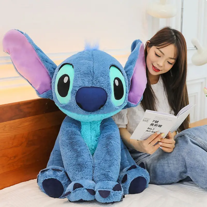 Disney's Anime Lilo & Stitch Kawaii Stitch Plush Doll Girl's Room Decoration Large Plush Pillow Girlfriend Valentine's Day Gifts
