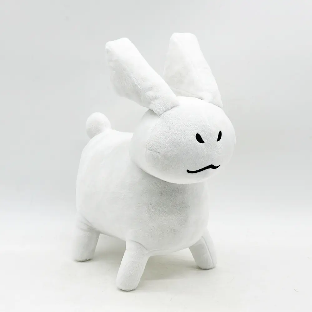 Gubby Plush White Rabbit Plush Toy Related to Fun Cartoon Games Healing Companion Plush Animals Children‘s Gifts