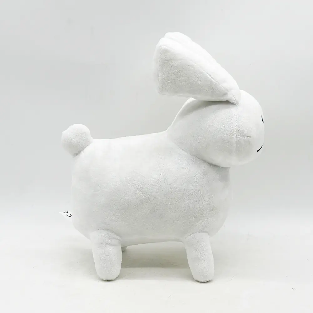 Gubby Plush White Rabbit Plush Toy Related to Fun Cartoon Games Healing Companion Plush Animals Children‘s Gifts