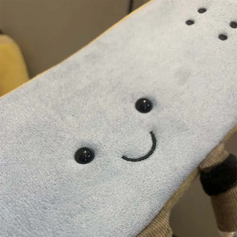 34cm Fun Sports Skateboard Plush Toy Home Bedroom Plush Decorative Doll Skateboard Stuffed Toy Cartoon Dolls Children Gifts