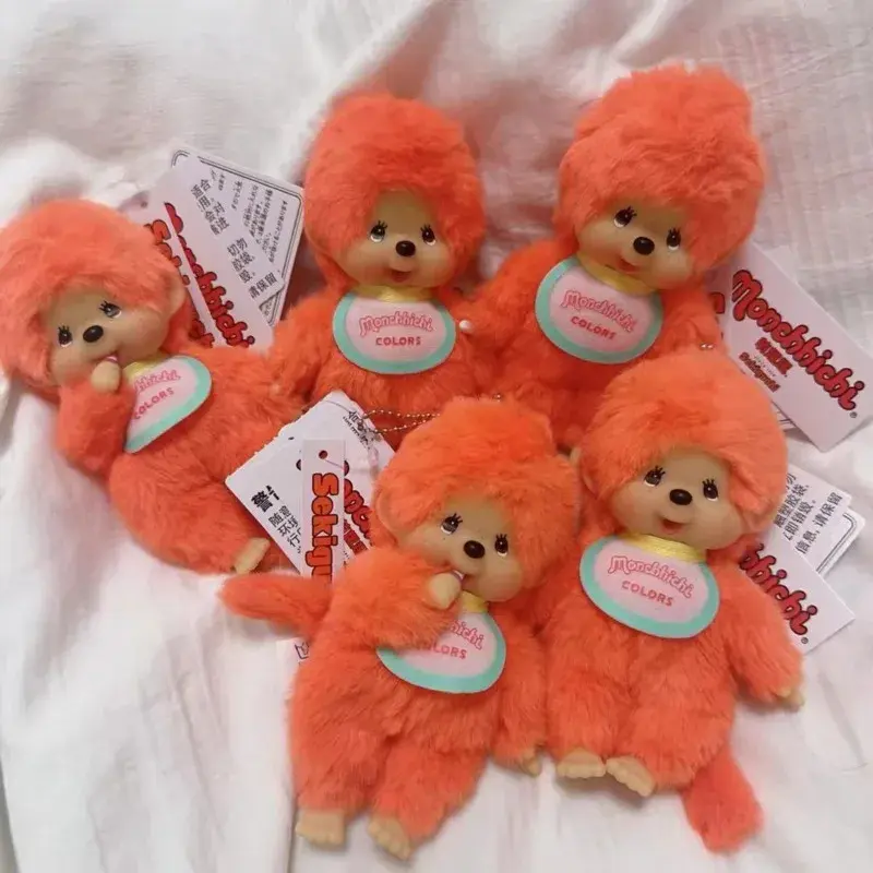 Anime Monchhichi Pendant Plush Doll - Cute Cartoon Character Standing Transformation Claw Machine Toy Multiple Selection Availab