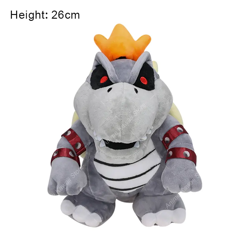 Bowser Bros Plush Toys King Koopa Bowser King JR Anime Cartoon Soft Stuffed Plush Toy Dolls For Children Birthday Christmas Gift