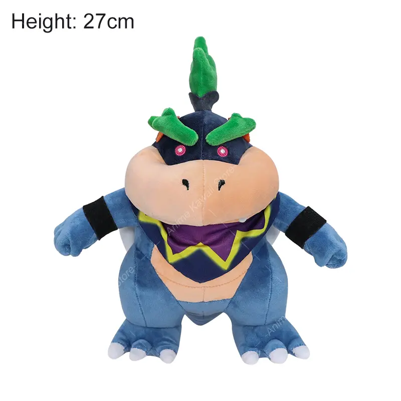 Bowser Bros Plush Toys King Koopa Bowser King JR Anime Cartoon Soft Stuffed Plush Toy Dolls For Children Birthday Christmas Gift