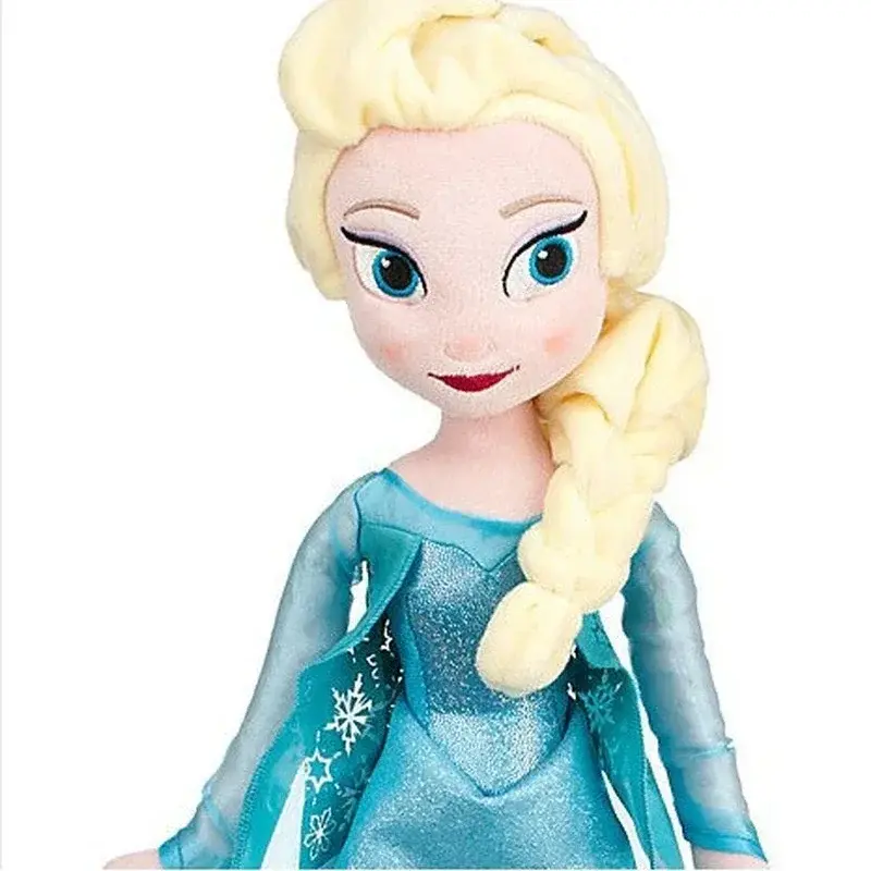 50CM Disney Frozen Snow Queen Elsa Stuffed Doll Princess Anna Elsa Doll Toy Elza Stuffed Plush Girl Toys Halloween Birthday Gift