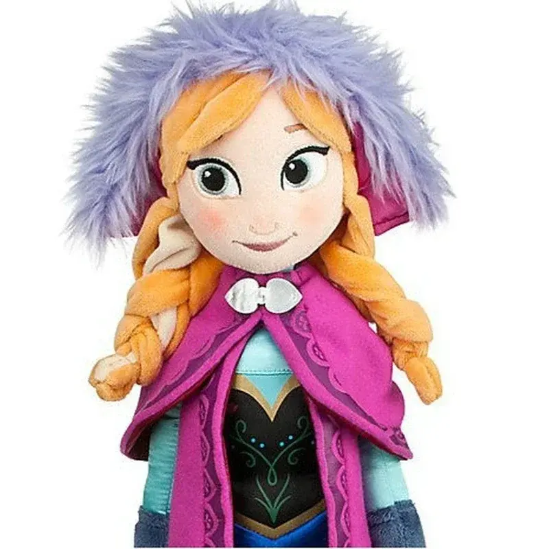50CM Disney Frozen Snow Queen Elsa Stuffed Doll Princess Anna Elsa Doll Toy Elza Stuffed Plush Girl Toys Halloween Birthday Gift