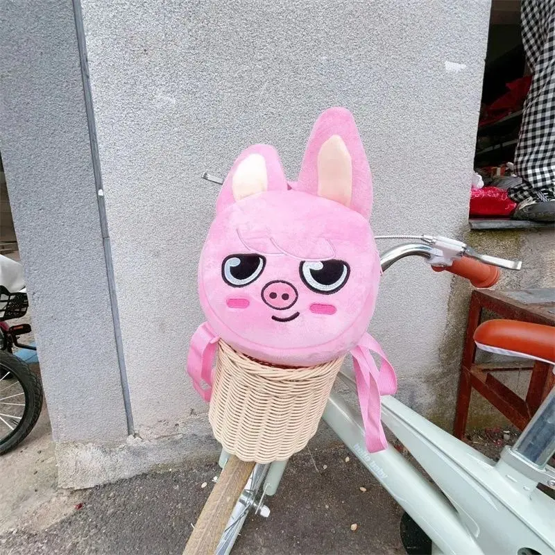Kpop skzoo Plush korean bac kpack combination street plush doll school small student back pack fan gift