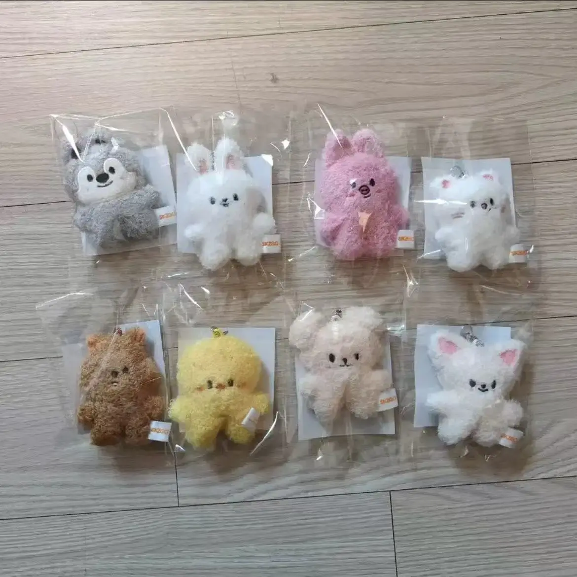 Clock Skzoo Keychain Plush Korean Ide Pendant Toy Keychain Fan Collection Giftsol Boy Felix HyunJin Jisung New Plush Cartoon Cut