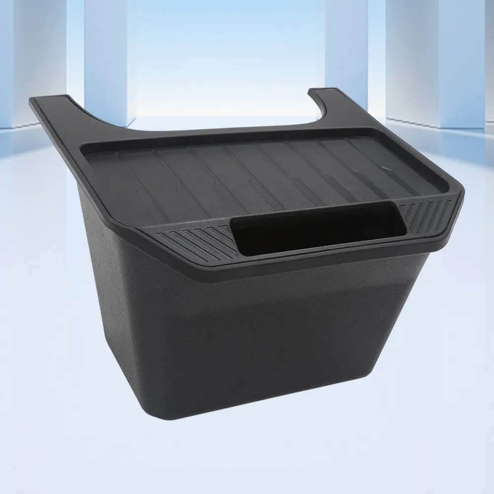 High Capacity Rear Cabin Storage Container Scratch Proof Passenger Seat Storage Box with Cover ForTesla Model Y 2021 2022