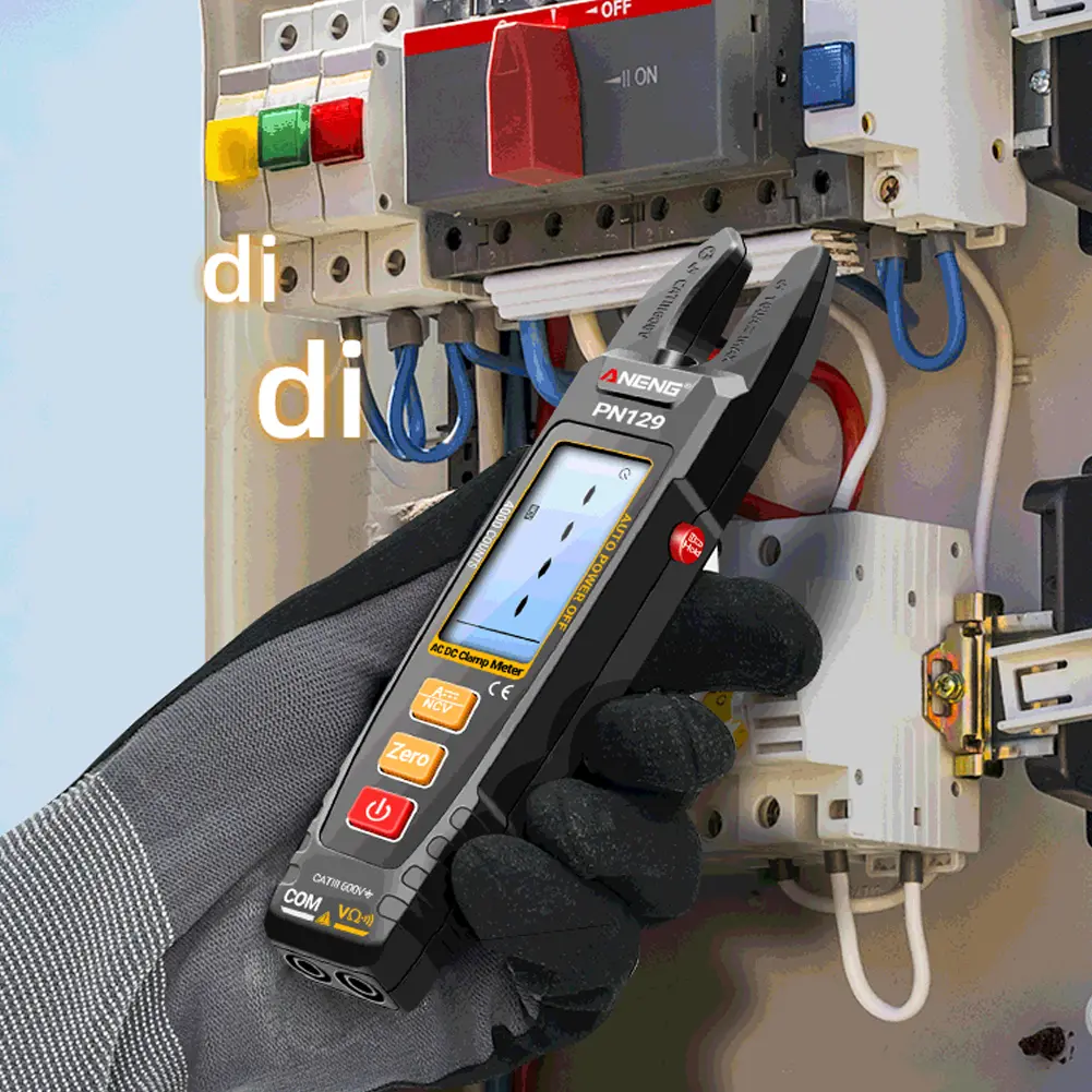 Clamp Meter U-shaped Smart Multimeter NCV Resistance Pliers Tester AC/DC Voltage Current Tools Professional Electrician Tools