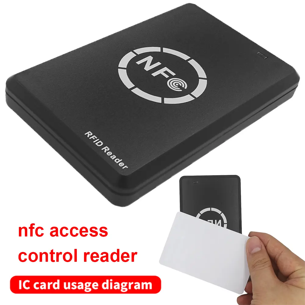 Smart Access Control Card Copier 250KHz 125KHz Card Duplicator Free Software 13.56MHz Encrypted Card Decoder