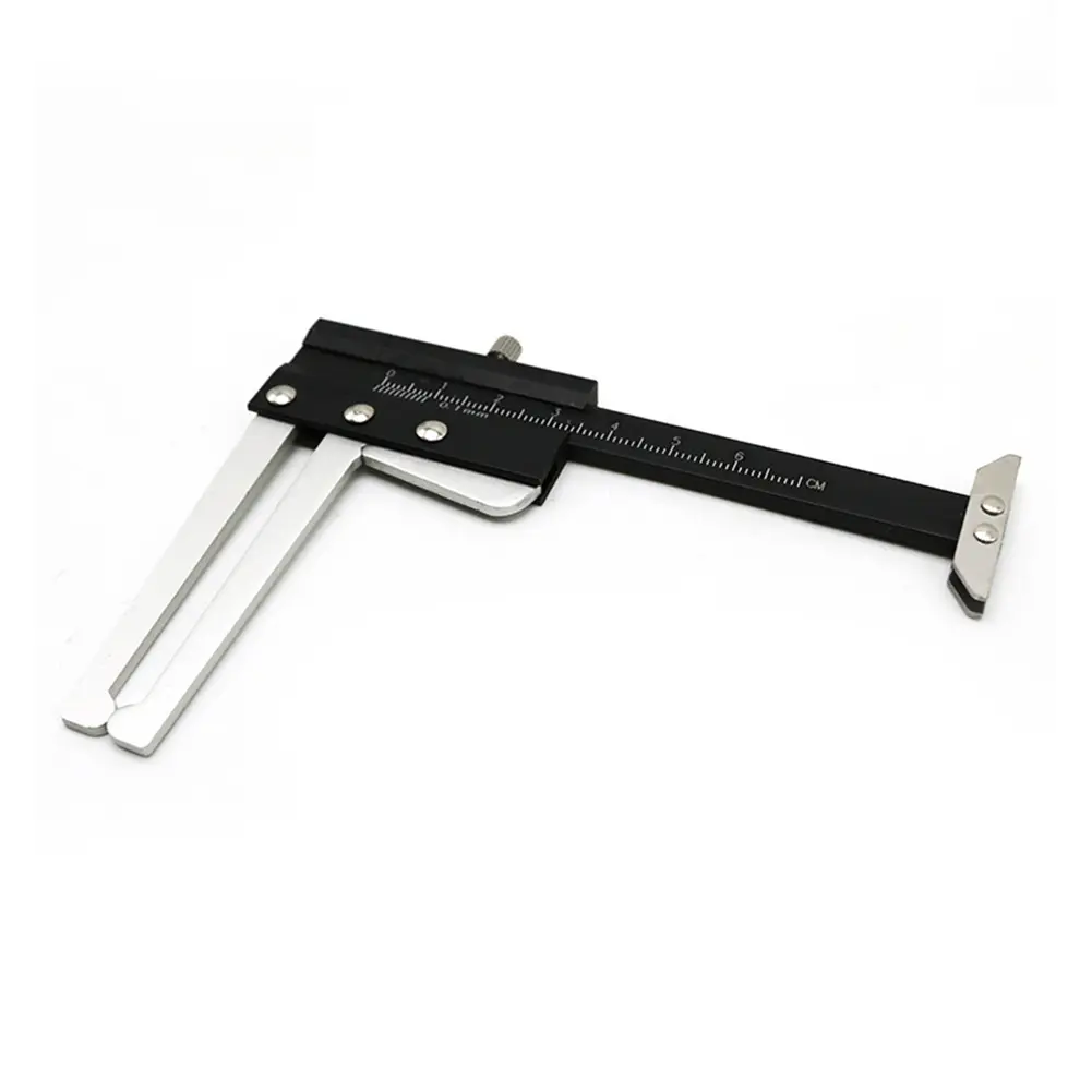 Car Wheel Brake Disc Gauge Ruler Portable Thickness Wear Depth Clamping Caliper
