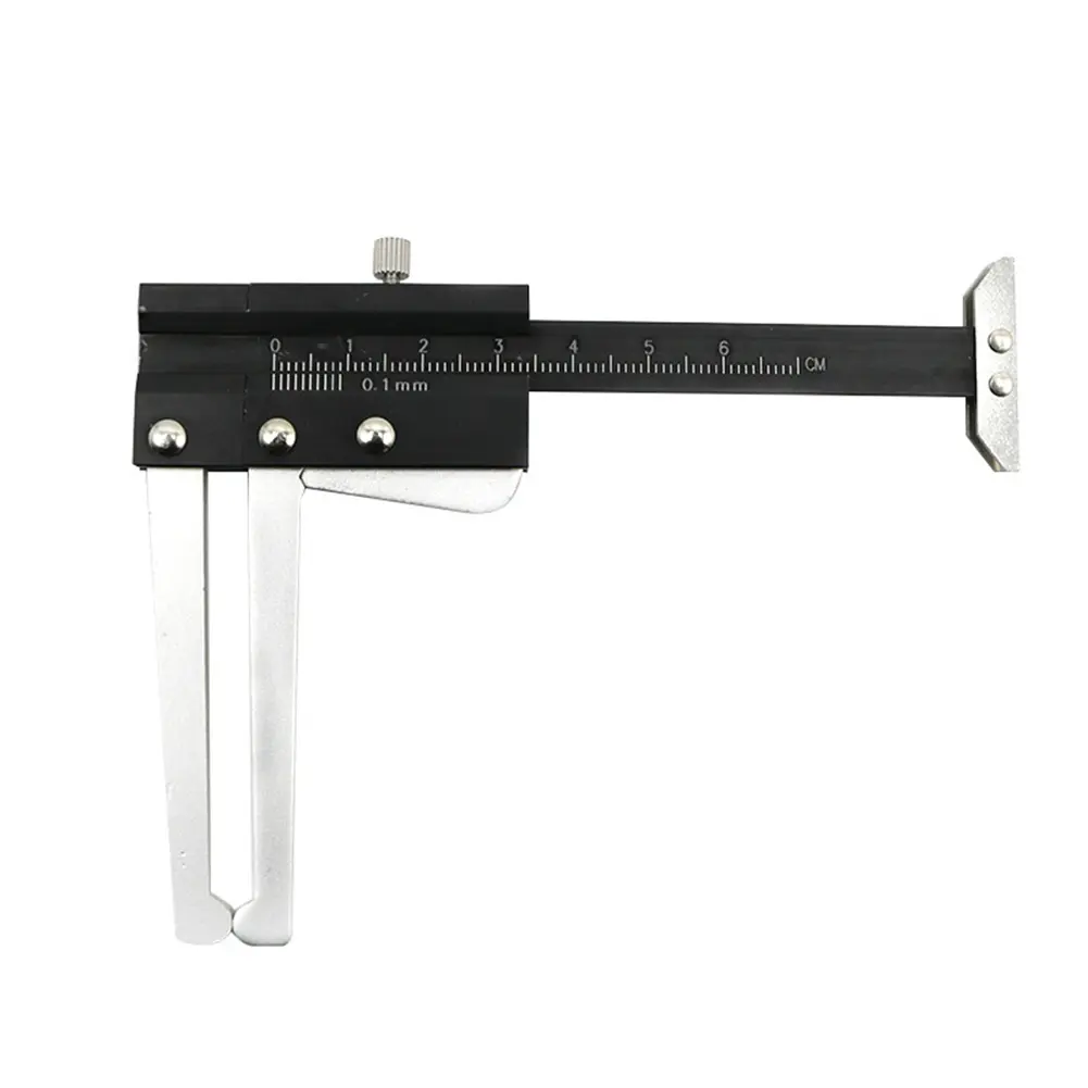 Car Wheel Brake Disc Gauge Ruler Portable Thickness Wear Depth Clamping Caliper