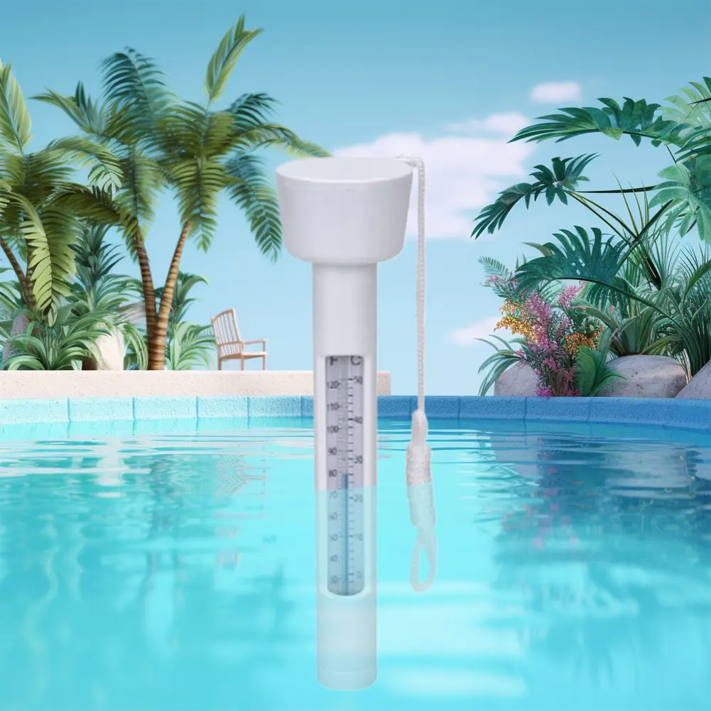 2-10PCS Pool Thermometer Floating Thermometer Easy Read Water Temperature Thermometer for Outdoor Indoor Swimming Pools