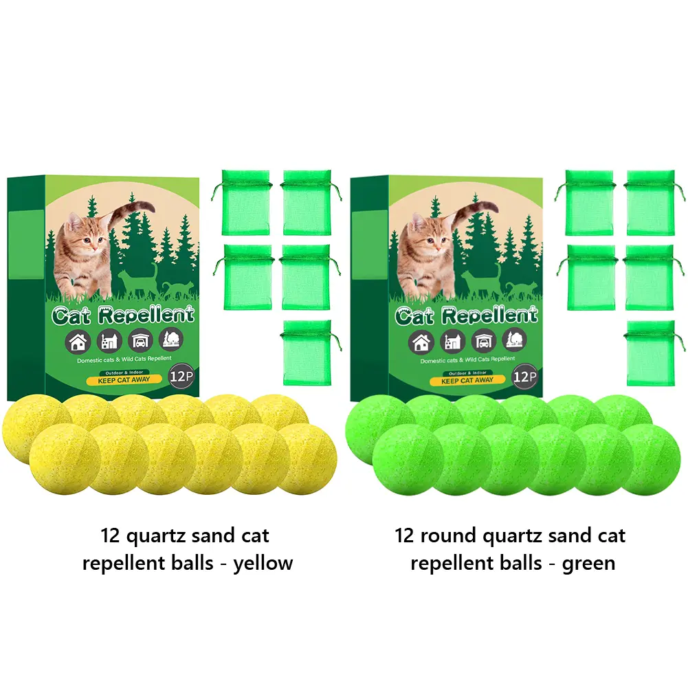 12/24PCS Cat Repellent Dog Repellent Natural Peppermint Oil Cat & Dog Nature Repellent To Keep Cats Out of Yard