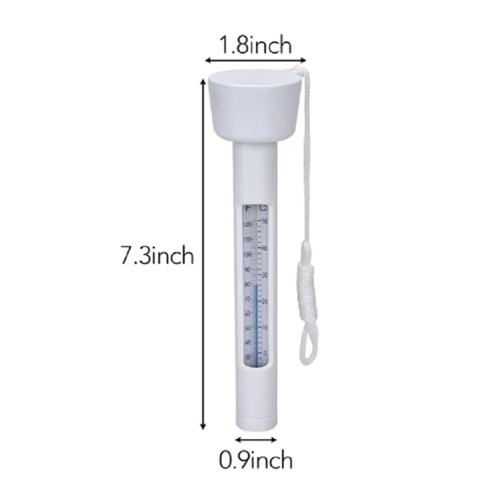 2-10PCS Pool Thermometer Floating Thermometer Easy Read Water Temperature Thermometer for Outdoor Indoor Swimming Pools