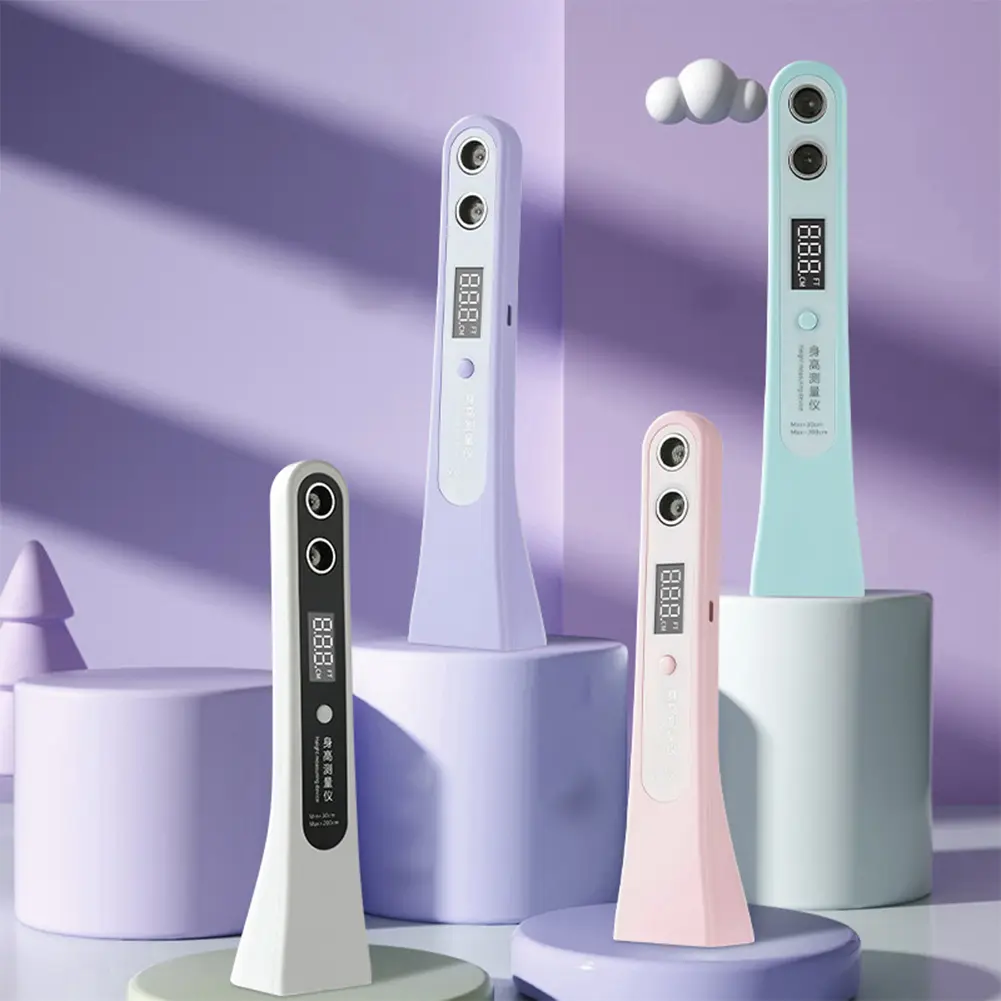 Ultrasonic Height Measurement Meter LED Display Digital Height Measuring Ruler Electronic Height Ruler for Measuring Body Height