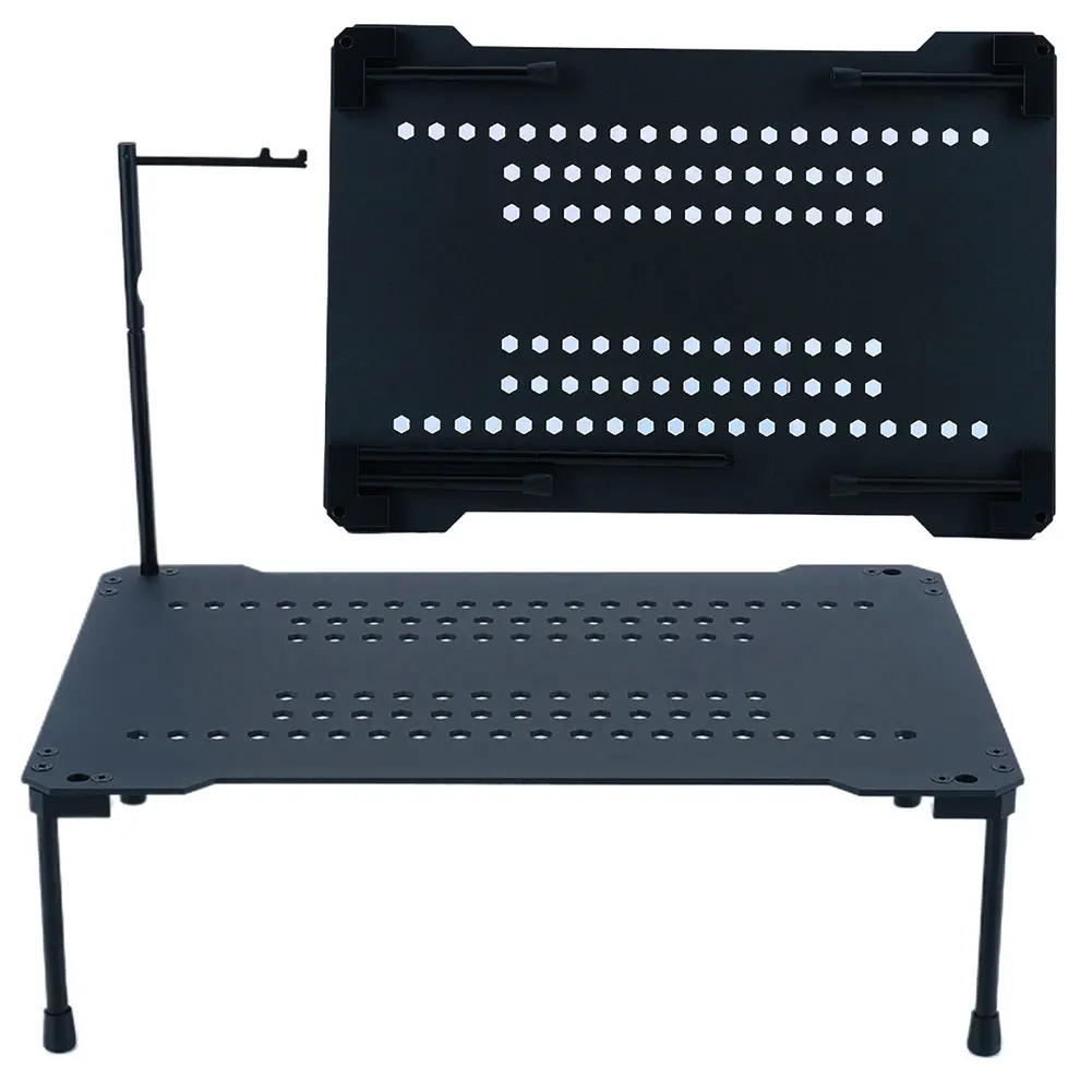 Camping Liftable IGT Table Multifunctional Outdoor IGT Modular Table Aluminum Alloy Folding BBQ Table for Outdoor Picnic Fishing