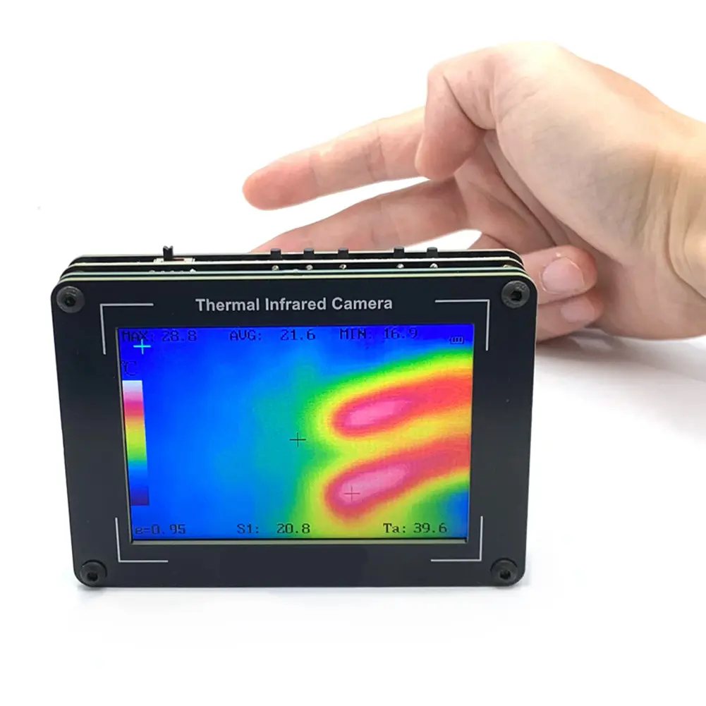 3.5 Inch Thermal Infrared Camera 32x24 Pixel Thermal Imaging Camera -40-450℃ Measurement Infrared Imager Thermal Camera