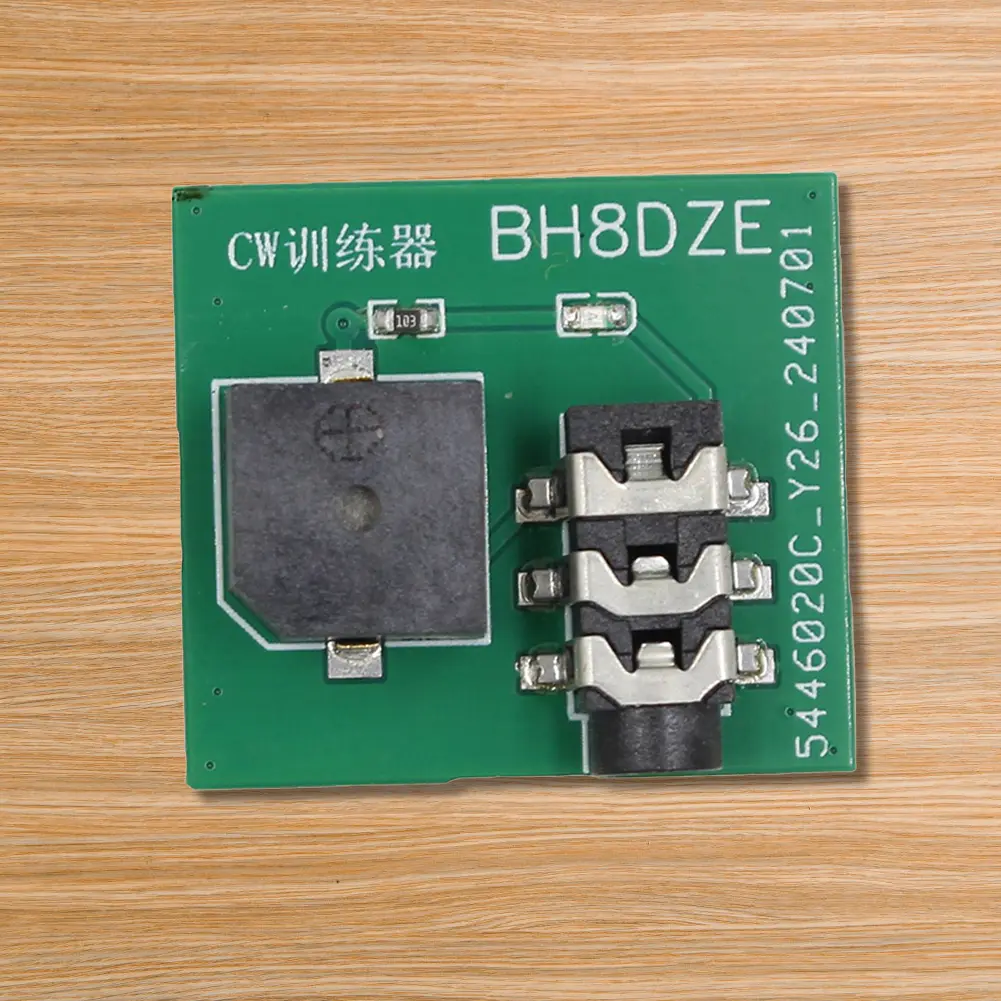 Mini CW Key Trainer Hand Key Exerciser Oscillator Manual Morse Code Trainer Morse Key Trainer CR2032 Button Battery Version