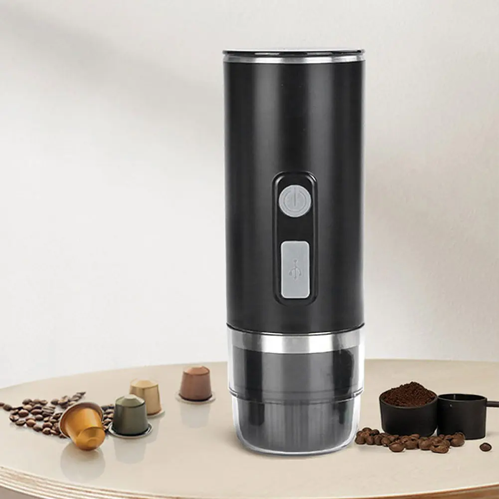 3-in-1 Electric Wireless Heating Coffee Machine Fit for Nespresso Dolce Gust Capsule/Powder Electric Coffee Pot for Camping
