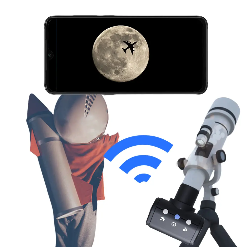 WiFi Telescope Camera Eyepiece Camera Recording Via App Digital Eyepiece Astronomical Telescope and Microscope Accessories