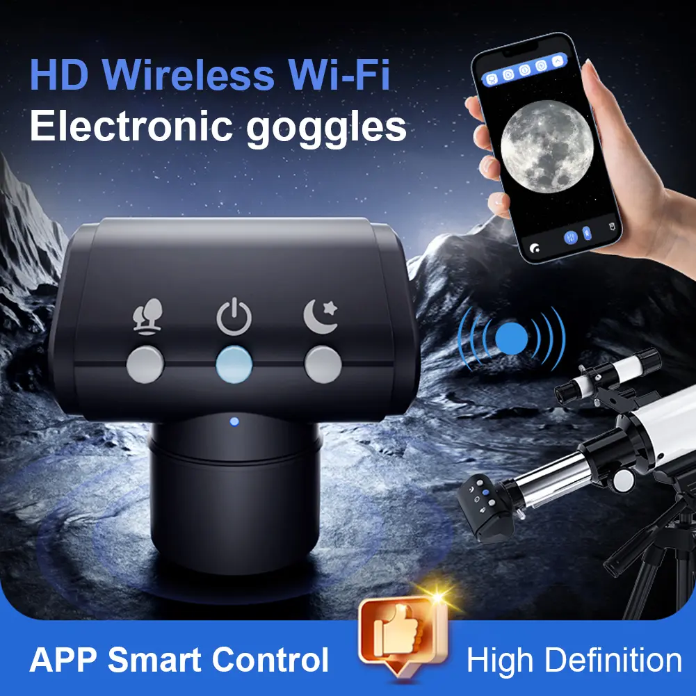 WiFi Telescope Camera Eyepiece Camera Recording Via App Digital Eyepiece Astronomical Telescope and Microscope Accessories