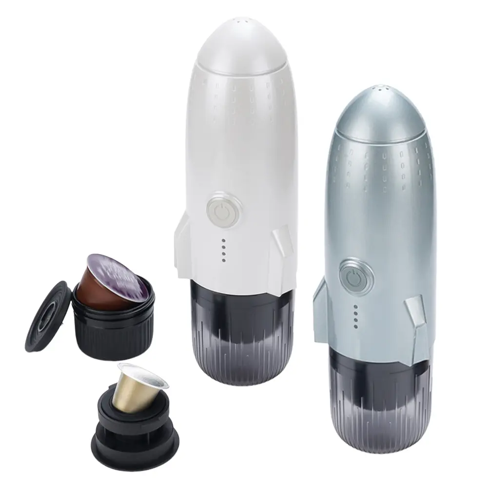 3-in-1 Coffee Brewing Machine Multifunctional Electric Espresso Coffee Machine Manual Espresso Maker for Travel Caravan Hiking