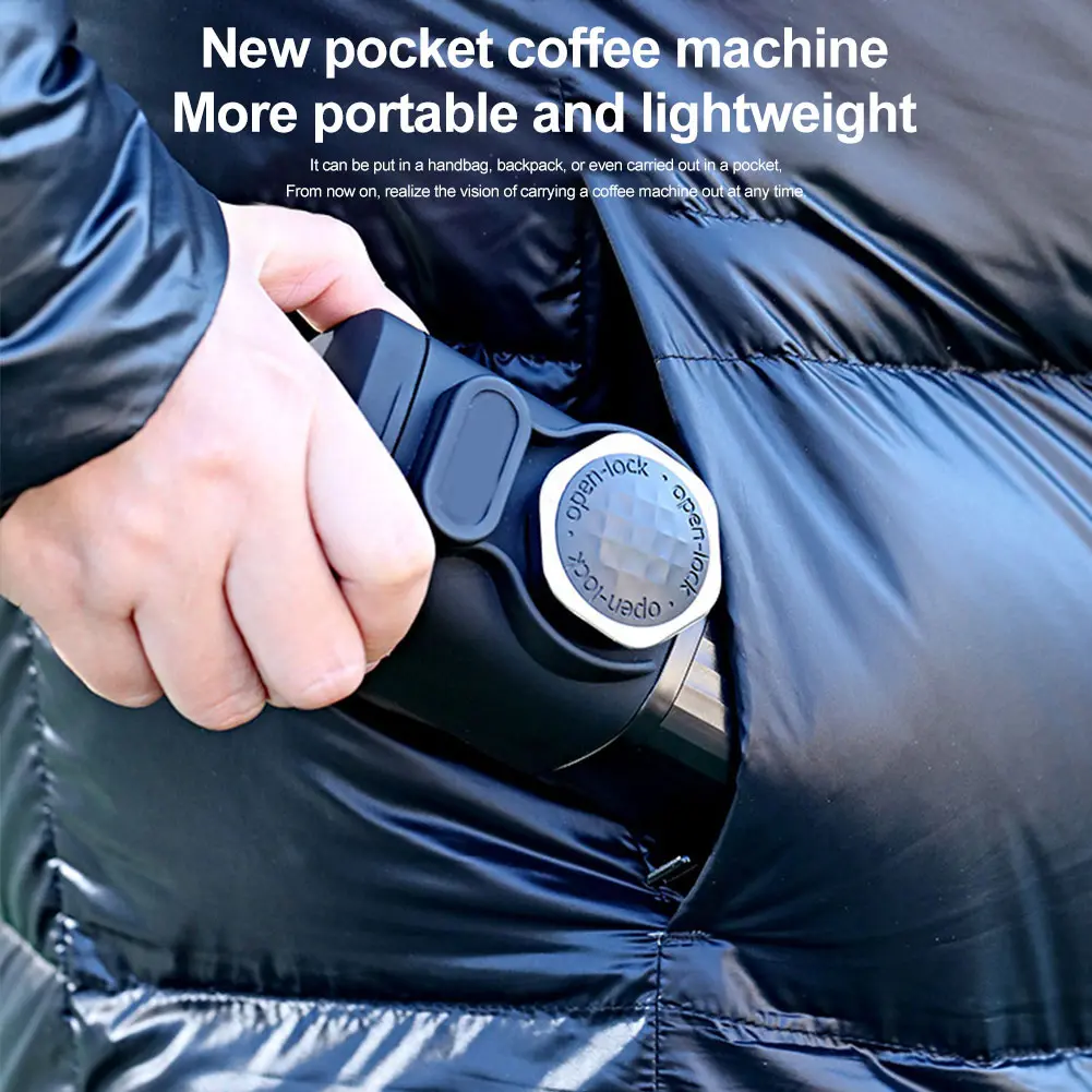 Portable Espresso Maker Mini Manual Espresso Machine Small Travel Coffee Machine Hand Pressure Coffee Machine