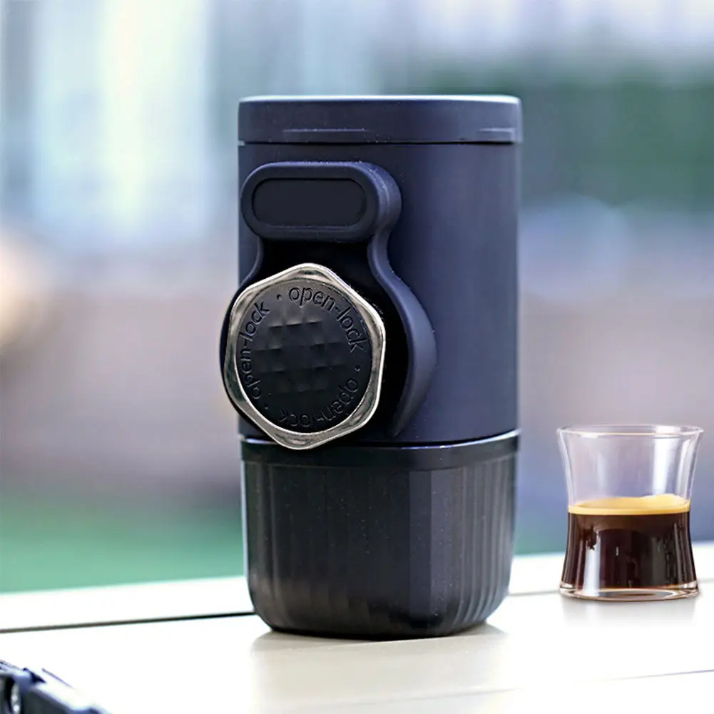 Portable Espresso Maker Mini Manual Espresso Machine Small Travel Coffee Machine Hand Pressure Coffee Machine