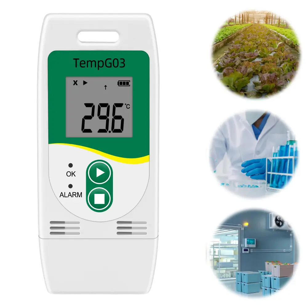 USB Temperature Humidity Data Logger Digital High Precision Recorder 32000 Capacity Temp Recorder Humidity Logger PDF CSV Report