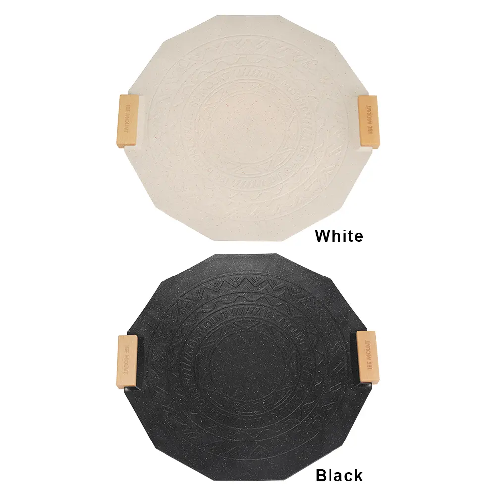 Medical Stone Baking Dishes Pans Non-Stick Picnic Barbecue Plate Multi-Purpose Roasting Cooking Tray for Camping Hiking Supplies