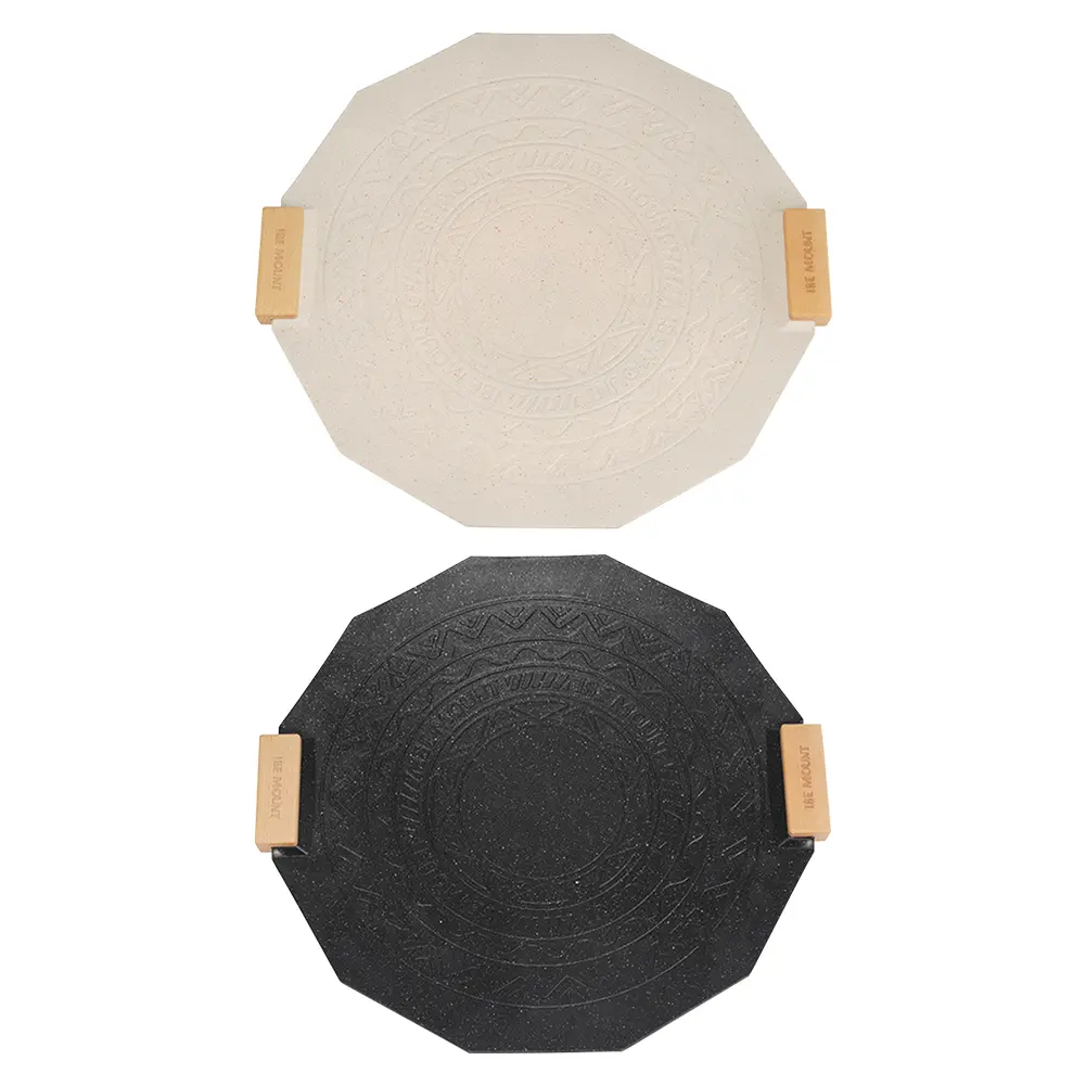Medical Stone Baking Dishes Pans Non-Stick Picnic Barbecue Plate Multi-Purpose Roasting Cooking Tray for Camping Hiking Supplies