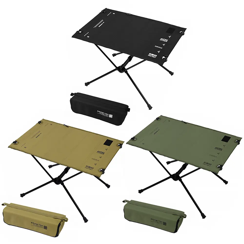 Outdoor Folding Table Multifunctional Lightweight Picnic Table Large Capacity Portable Camping Table for Outdoor Picnic Fishing