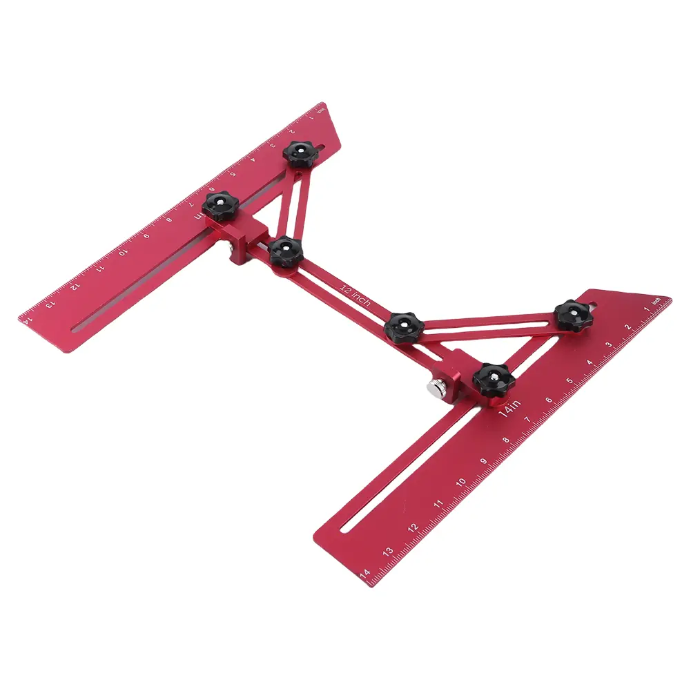 Stair Tread Template Tool Stair Tread Gauge Measuring Tool Multipurpose Stair Template Tool Step Template Tool for Risers Shelf