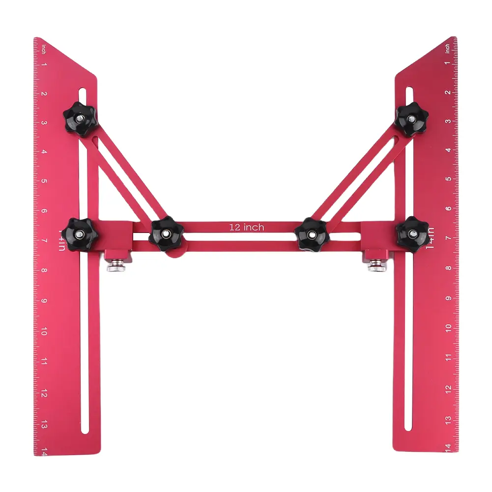 Stair Tread Template Tool Stair Tread Gauge Measuring Tool Multipurpose Stair Template Tool Step Template Tool for Risers Shelf