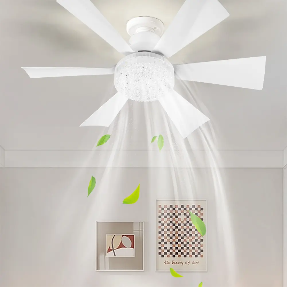 Ceiling Fan with Light Socket Ceiling Fan Remote Control LED Light Fan Adjustable Wind Speed Timing Wireless Fan for Home Office