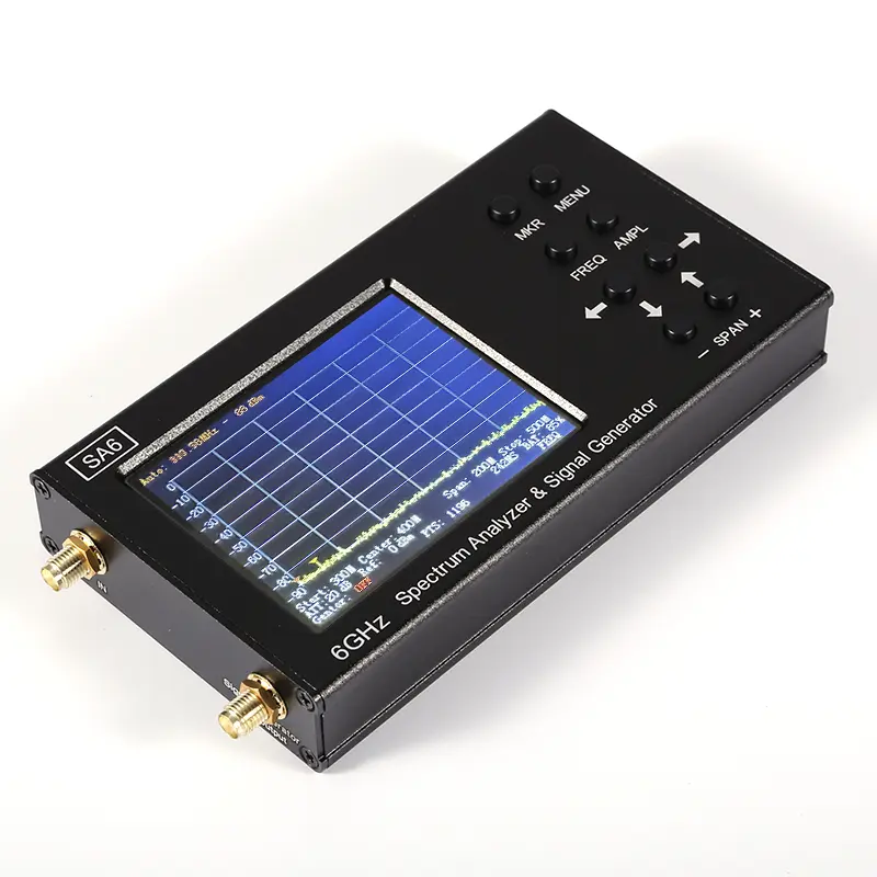 SA6 Handheld Spectrum Analyzer Multifunction WiFi CDMA Signal 6G Tester Reusable 3.2 Inch Touched Screen Tester for LAB