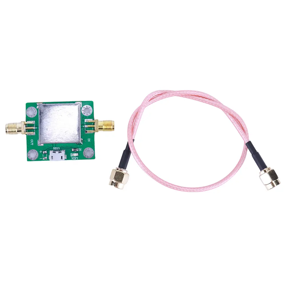 50M-6GHz Low Noise Amplifier with USB Power Supply Port and SMA Cable Gain 20DB Low Noise RF Amplifier